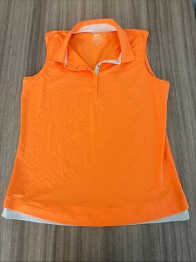 Slazenger Golf Sleeveless Tank Top Orange Women’s Size Large NWT